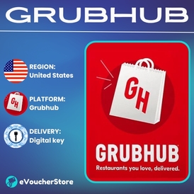 Grubhub Gift Card 15 USD Grubhub Key USA