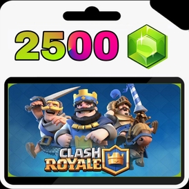 Clash Royale 2500 Gems (LOGIN INFO REQUIRE)