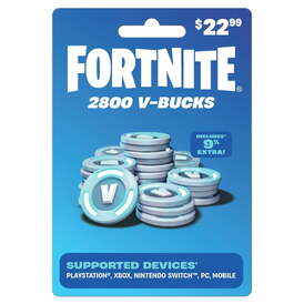 Fortnite 2800 V-Buck USA Gift Card