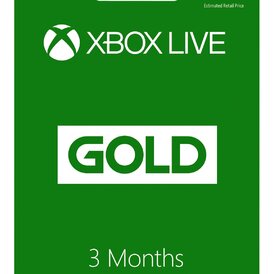 Xbox live gold 3 months usa