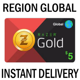 🌎5.00 USD Razer Gold GLOBAL - INSTANT🌎