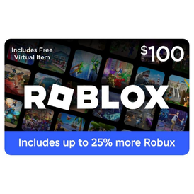 $100 ROBLOX eGift Card [+ Exclusive I