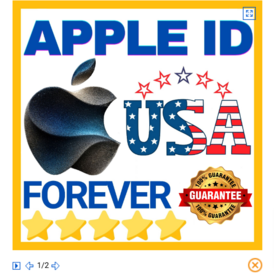 🟢 VIP APPLE ID AMERICAN (USA) FOREVER