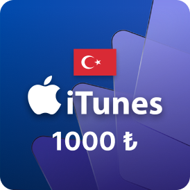 Apple Itunes Gift Card 1000 TL TRY Stockable