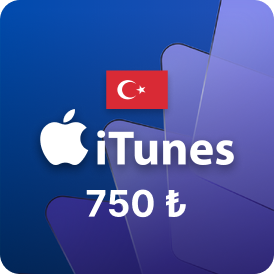 Apple Itunes Gift Card 750 TL (TRY) Stockable