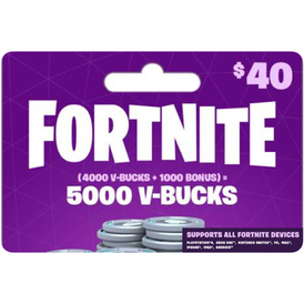 Fortnite 5000 V-Bucks $40 Gift Card