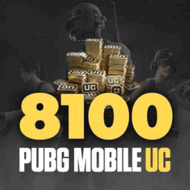 Pubg Mobile global 8100 uc via razer TOPUP