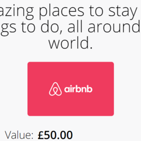 AirBnb Gift Card 50 GBP