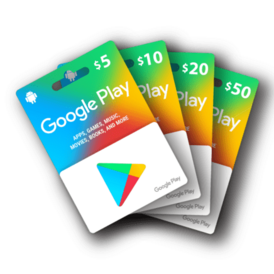 Google play gift card 5$ USA