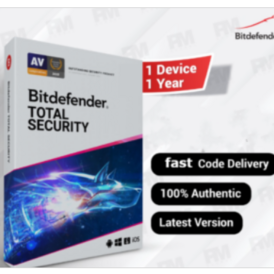 Bitdefender Total Security 2024 key 1 year 1