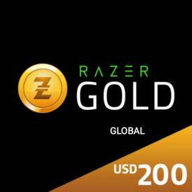 Razer Gold 200$ PIN Global (Stockable)