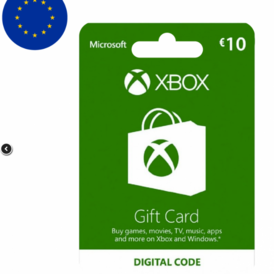 Xbox Gift Card 10€ (Stockable)