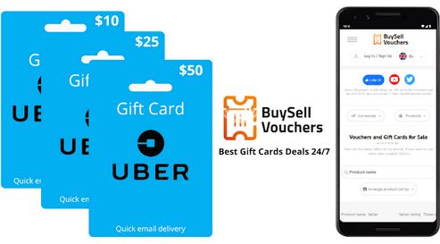 Gift Card Uber 25 reais - Envio Digital - Gift Card Online