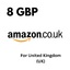 8 GBP UK Ama.zon Gift Card