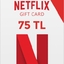 Netflix Gift Card 75₺ TL TRY