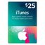 iTunes Gift Card - $25 USD (Stockable 1 Year)