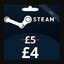 Steam £5 for official UK Steam account only