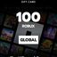 Roblox Gift Card - 100 Robux GLOBAL