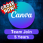 Team Join | Canva Professional 5 Years