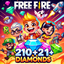 FREE FIRE 2$ DIAMOND PIN (SHOP2GAME)