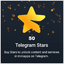 🌟 50 Telegram Stars 🌟 via username