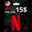 NETFLIX Gift Card USA 15$