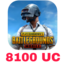 PUBG MOBILE 8100UC VOUCHER