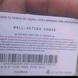 Amazon Gift card Mexico