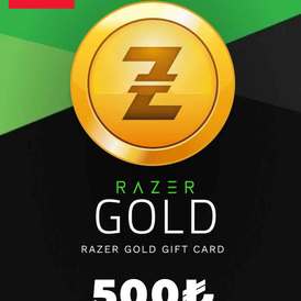 Razer Gold 500 TRY TL Stockable