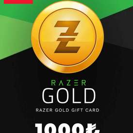 Razer Gold 1000 TRY TL Stockable