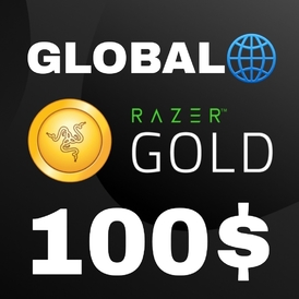 Razer Gold 100$ USD Global Pin (stockable)