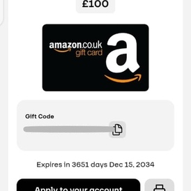 GBP 100 Amazon UK (GBP) - £100