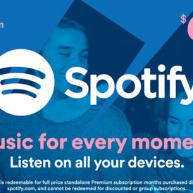 Spotify 60$ Gift Card USA