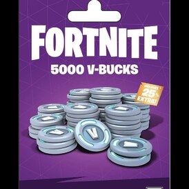 New Epic account with 5,000 Fortnite V-Buc