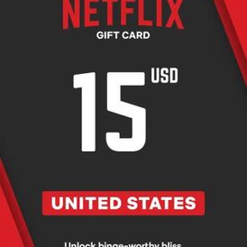 Netflix Gift Card 15 USD - USA