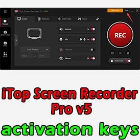 iTop Screen Recorder Pro v5 activation key