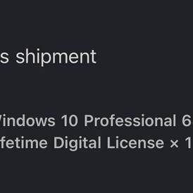 Windows 10 Pro lifetime license Key