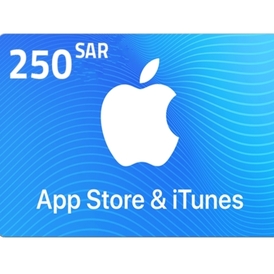 Itunes gift card 250 SAR