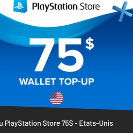 Playstation Network PSN 75 USD (USA)