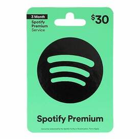 spotify gift card