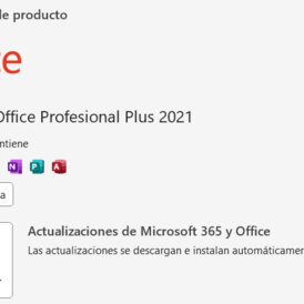 Microsoft office profesional plus 2021