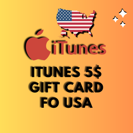 Itunes gift card 5 $ 💥for usa💥