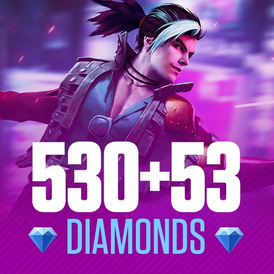 Garena Free Fire 530+53 Diamonds (Stockable)