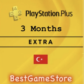 PSN Plus Extra 3 Months Membership - Turkey ✶