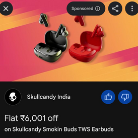 Skullcandy Smokin Buds TWS Earbuds