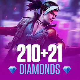 Garena Free Fire 210+21 Diamonds (Stockable)