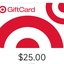 Target giftcard USA 25 usd