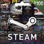 Steam Wallet 100$ Steam 100 USD Stockable US