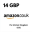 14 GBP Aamazon UK Storable Card