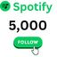 5,000 Spotify Follower Real Organic USA